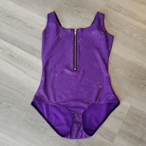 BlackMilk Pixie Dust Purple Zip Suit